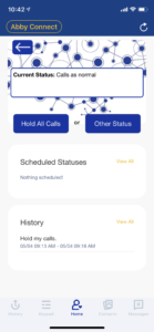 Mobile App Status 1