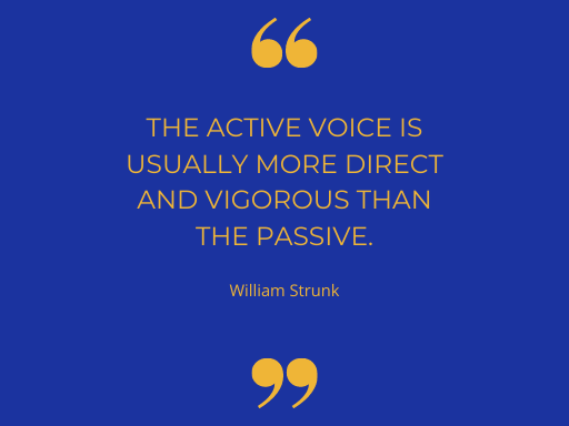 the-active-voice-William-Strunk-quotation